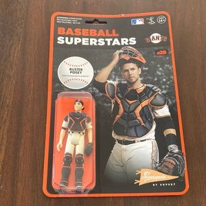 Catcher for the San Francisco Giants Buster Posey #28.